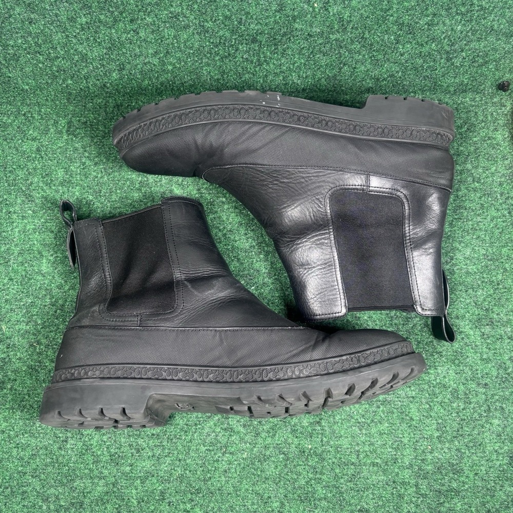 Coach Men's Size 13D Boots Carver, Black